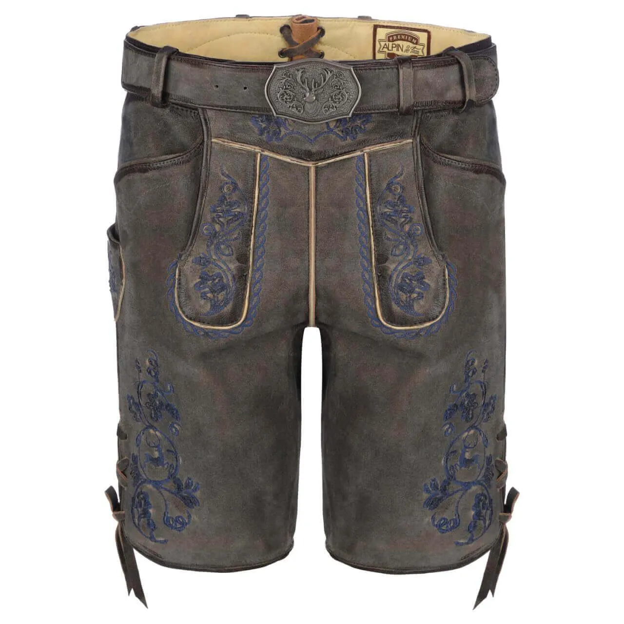 Herren Lederhose "Finn", Braun