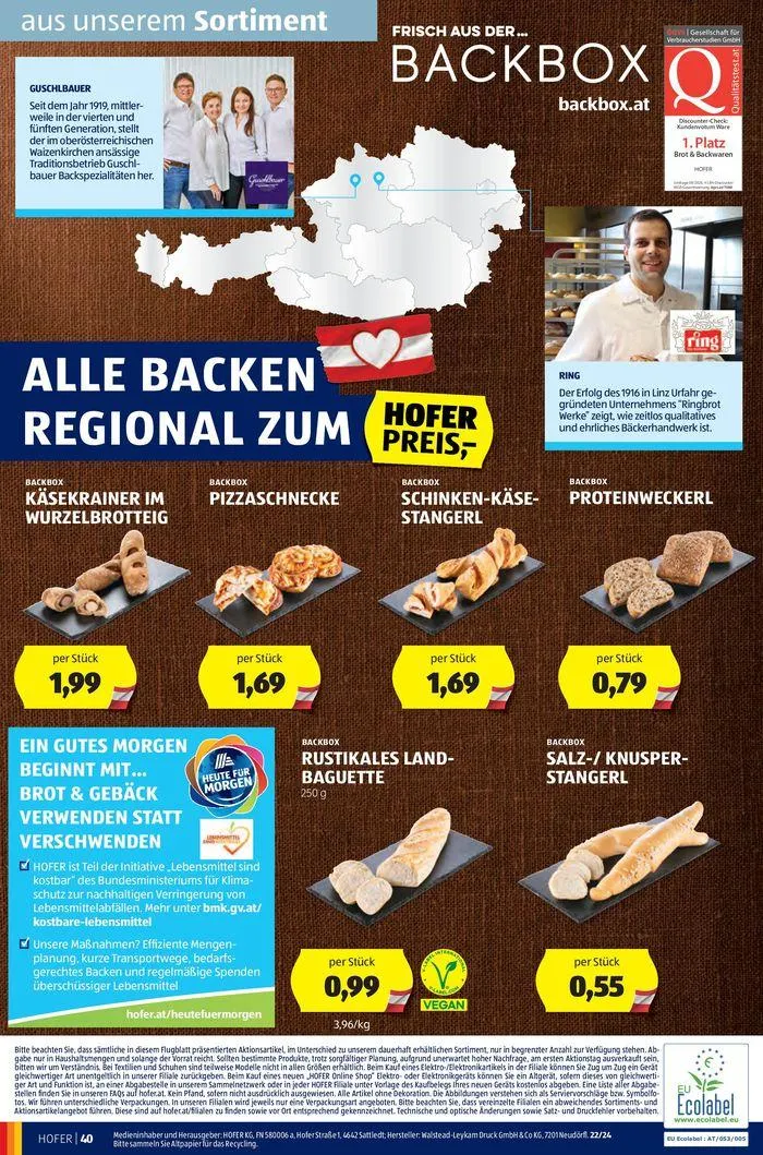 Blättern Sie online im HOFER Flugblatt von 22. Mai bis 5. Juni 2024 - Flugblätt seite 44