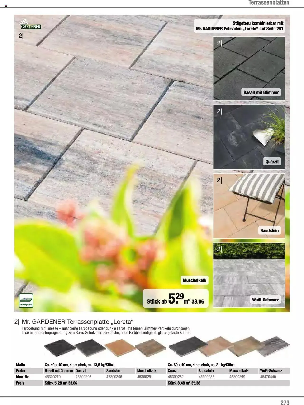 Hagebau Gartenjahr 2023 von 7. März bis 31. Dezember 2023 - Flugblätt seite  273