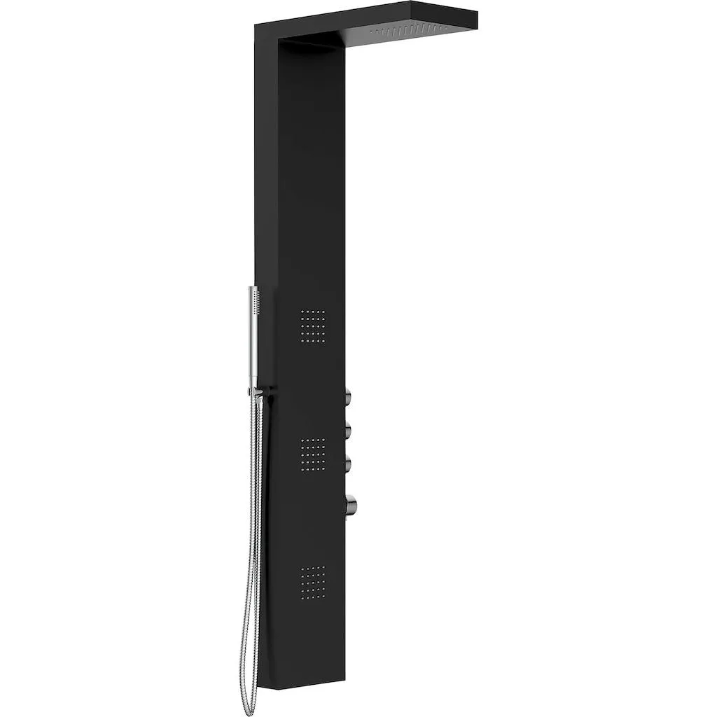 welltime Duschsäule »Black Square«