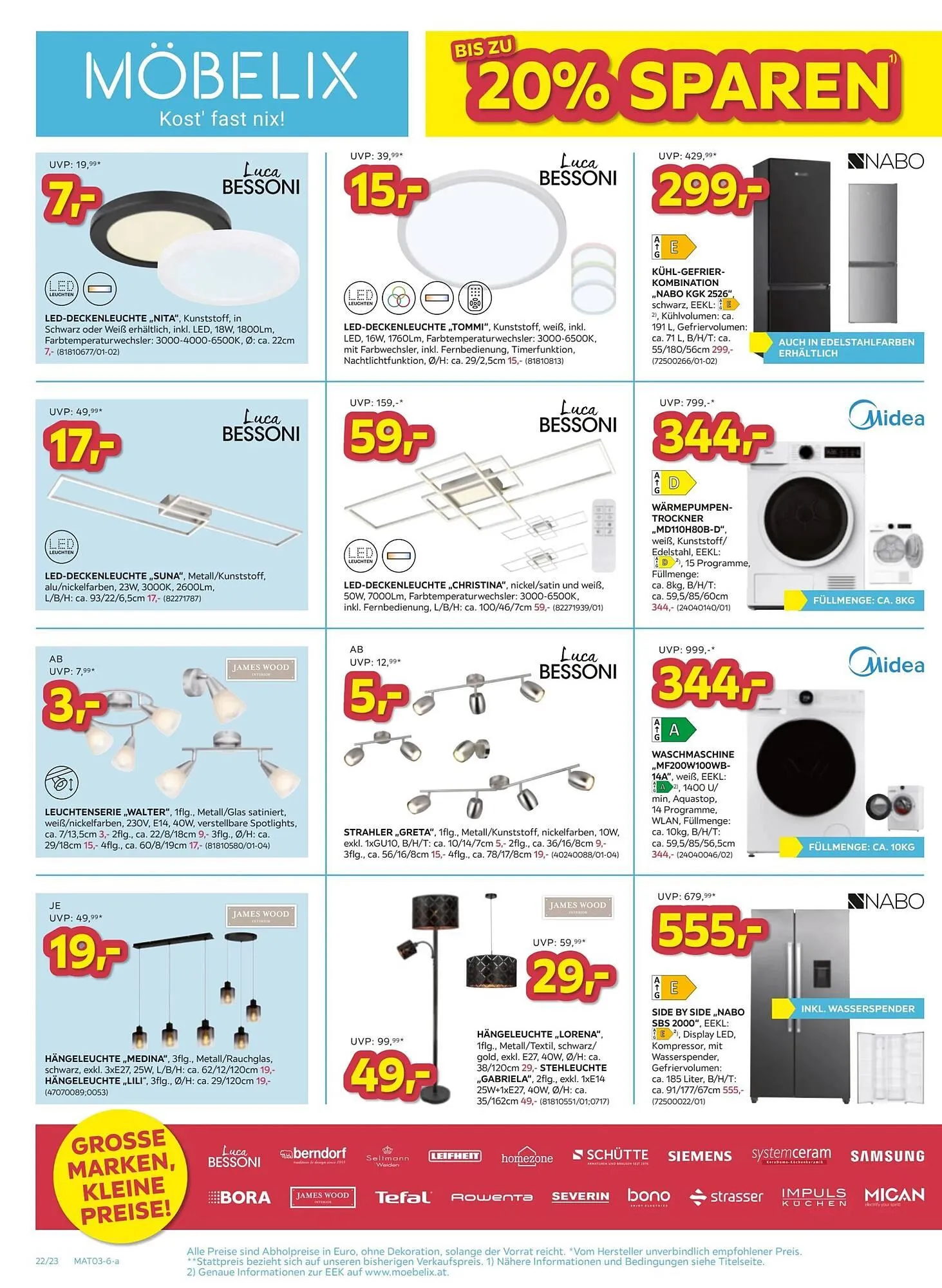 Möbelix Prospekt von 24. Februar bis 2. März 2026 - Flugblätt seite 22