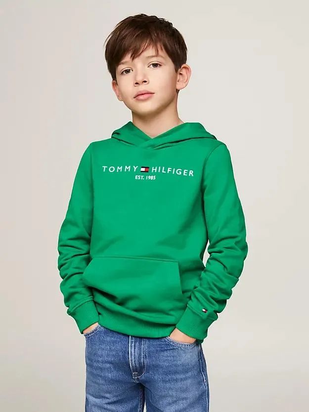Essential Hoodie mit Logo-Stickerei