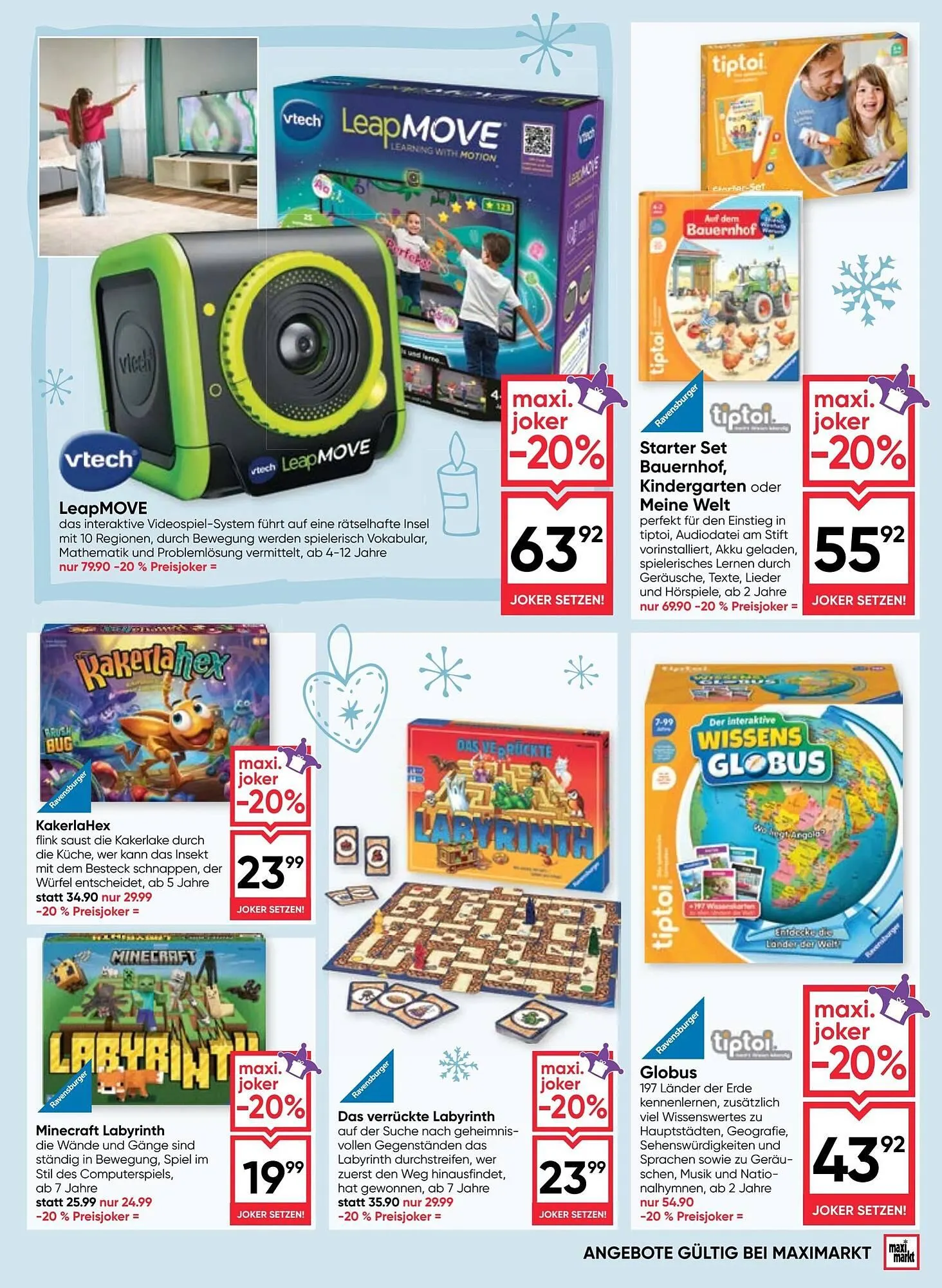 Maximarkt Flugblatt von 30. Oktober bis 24. Dezember 2025 - Flugblätt seite  45