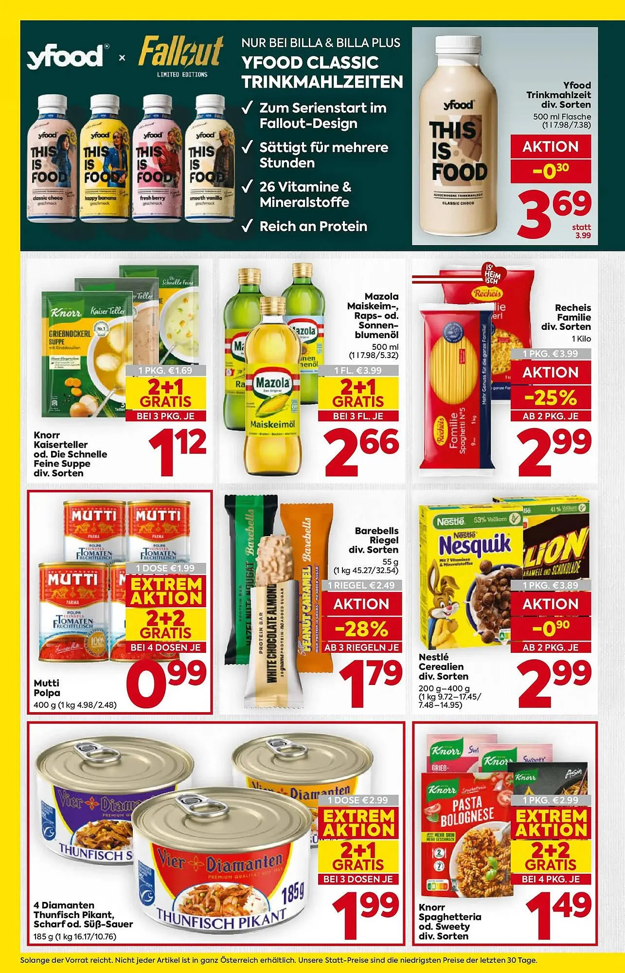 Billa Flugblatt von 2. Jänner bis 7. Jänner 2026 - Flugblätt seite 14