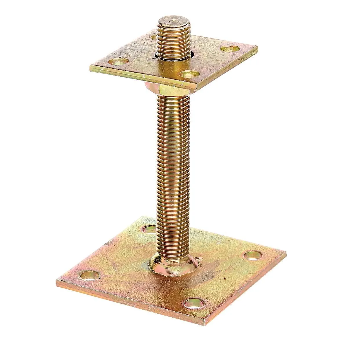 Pfostenträger-I höhenverstellb gverz.70x100mm,Höhe 30-150