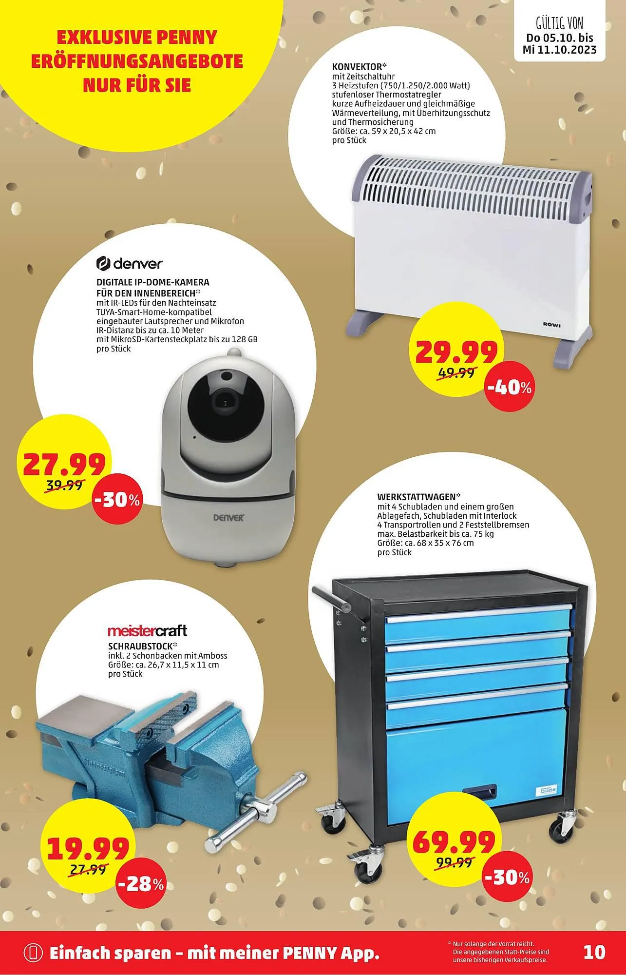 PENNY Flugblatt von 5. Oktober bis 11. Oktober 2023 - Flugblätt seite  10