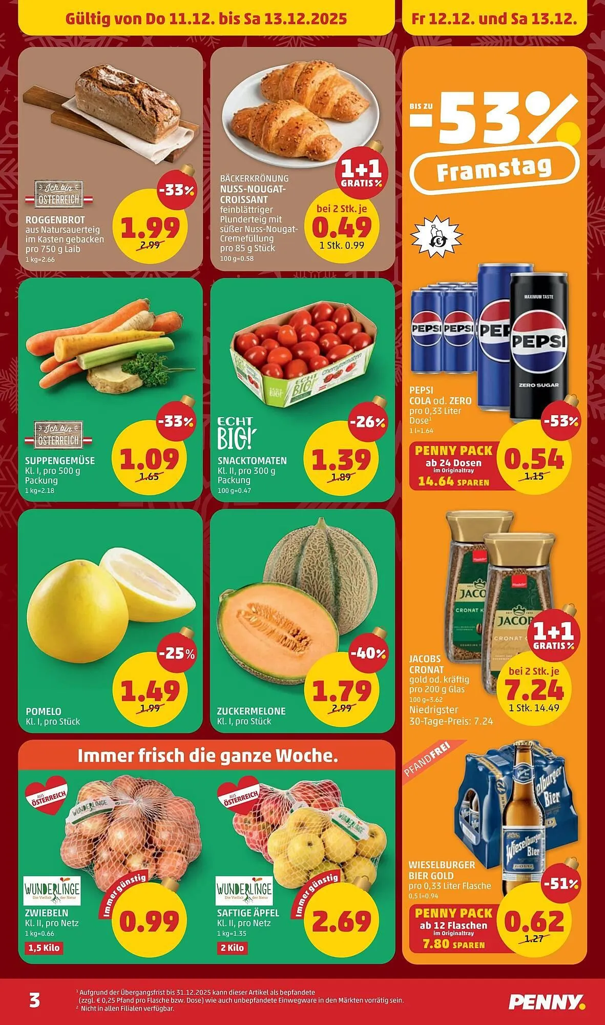 PENNY Flugblatt von 11. Dezember bis 17. Dezember 2025 - Flugblätt seite  3