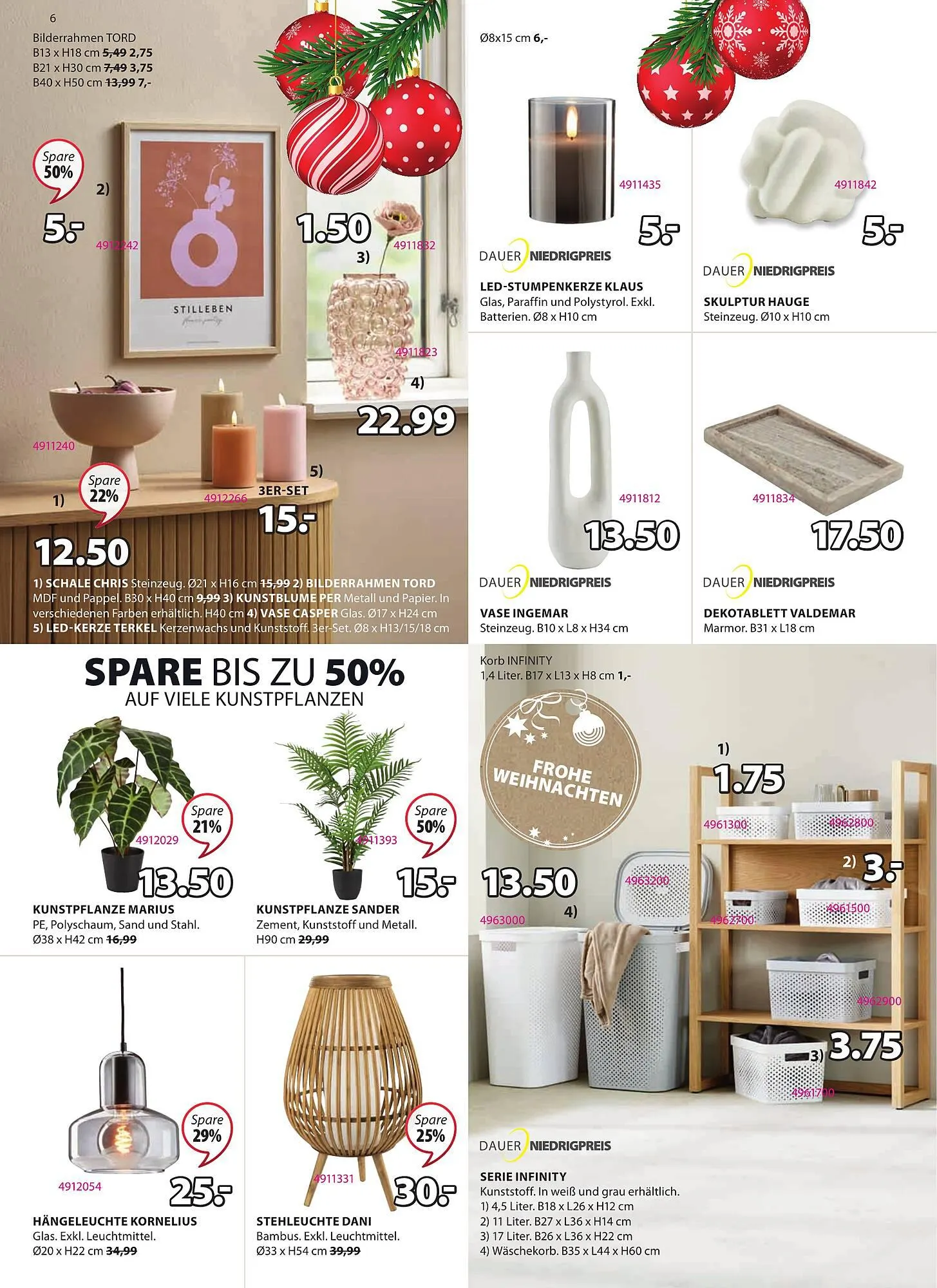 JYSK Flugblatt von 29. November bis 2. Jänner 2024 - Flugblätt seite 6