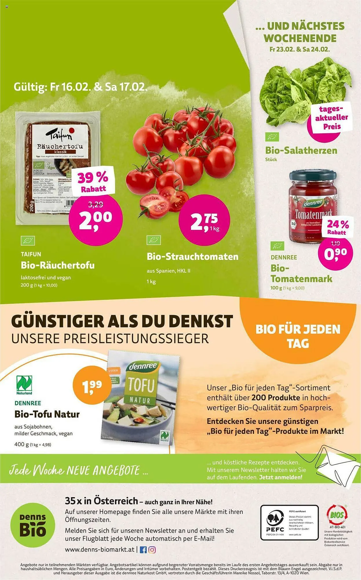 Denn's Biomarkt Flugblatt von 14. Februar bis 27. Februar 2024 - Flugblätt seite 12