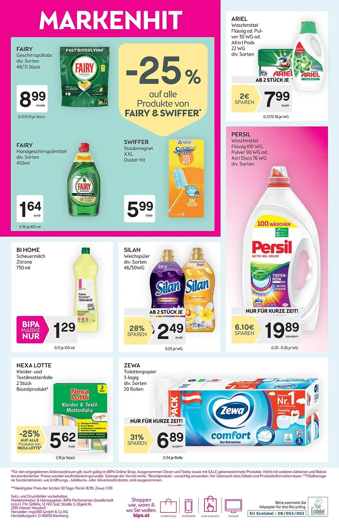 Bipa Flugblatt von 25. April bis 8. Mai 2024 - Flugblätt seite 12