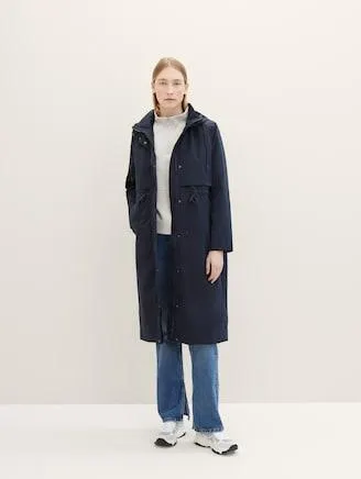 Regenmantel mit recyceltem Polyester