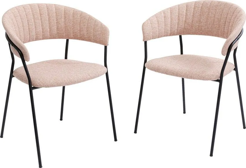 Armlehnstuhl Belle Rosa (2/Set)