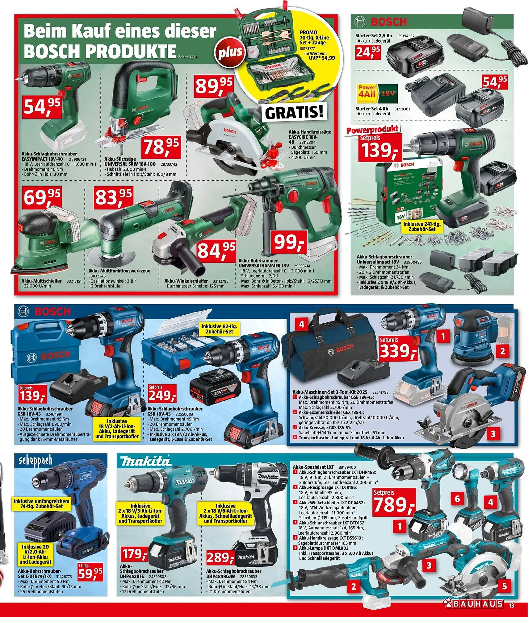 Bauhaus Flugblatt von 3. Dezember bis 31. Dezember 2025 - Flugblätt seite  13