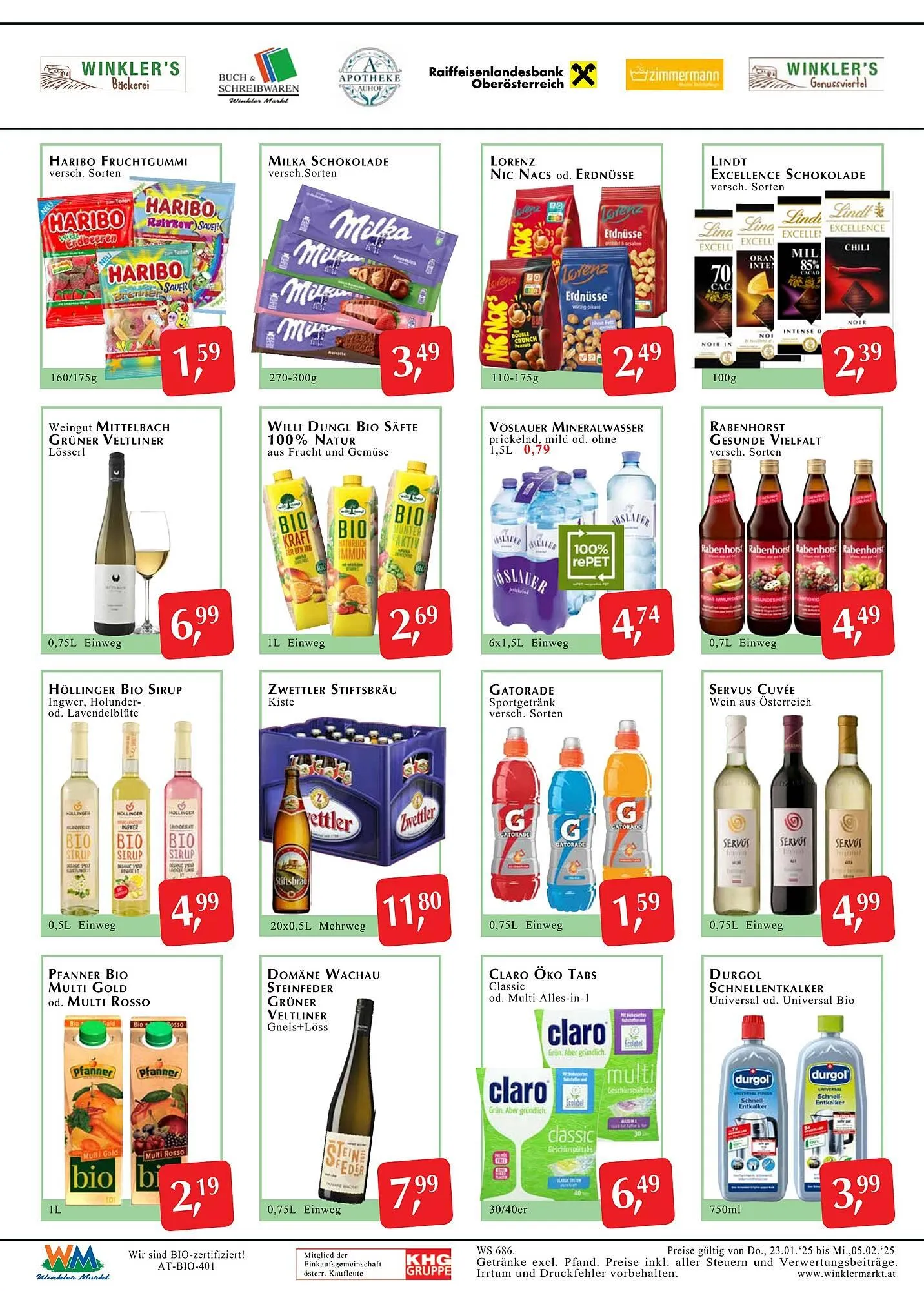 Winkler Markt Flugblatt von 23. Jänner bis 5. Februar 2025 - Flugblätt seite  4