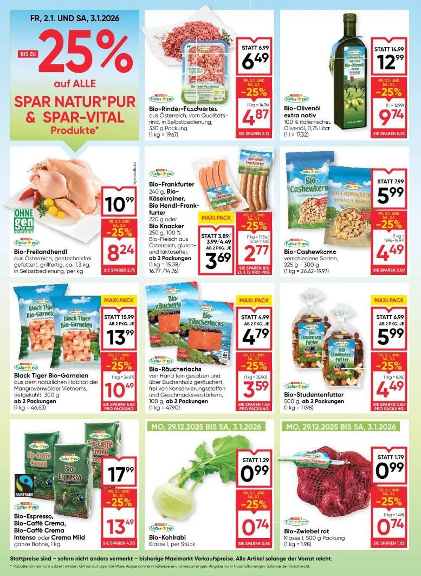 Maximarkt Flugblatt von 2. Jänner bis 7. Jänner 2026 - Flugblätt seite  10