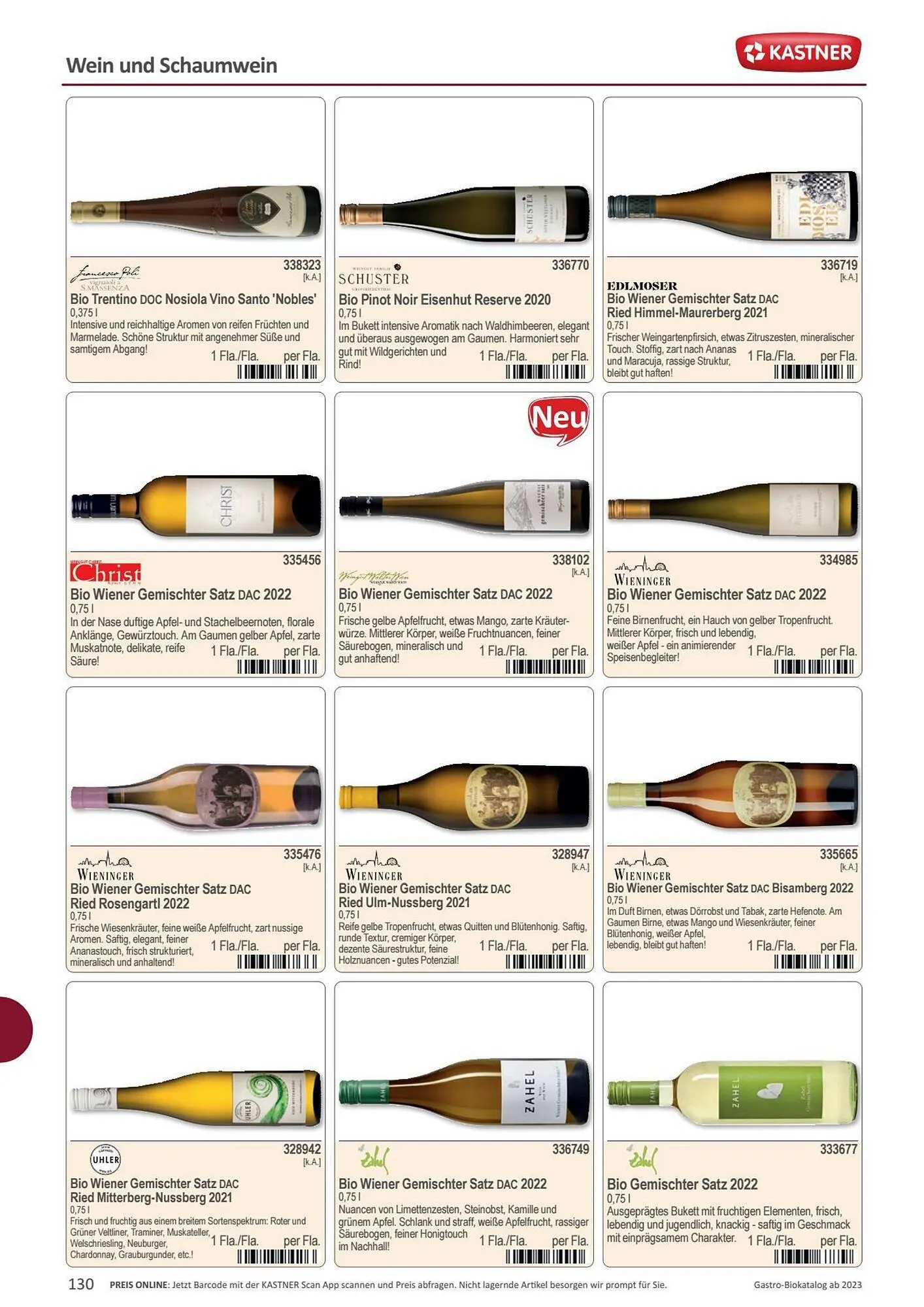 Kastner Flugblatt von 15. September bis 30. Dezember 2023 - Flugblätt seite  132