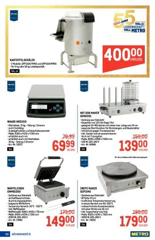 METRO Flugblatt Food - Metro Profi von 3. September bis 16. September 2026 - Flugblätt seite  50