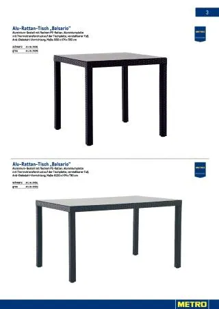 METRO Flugblatt Non-Food - Gast & Garten von 23. Jänner bis 30. Juni 2026 - Flugblätt seite  3