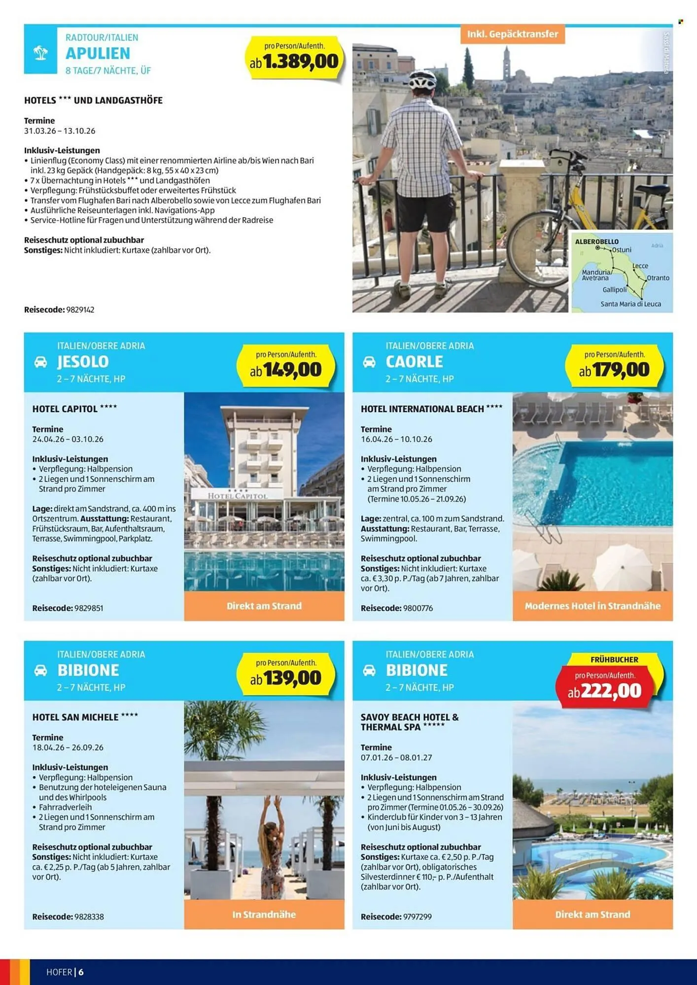 Hofer Flugblatt von 31. Dezember bis 27. Jänner 2026 - Flugblätt seite  6