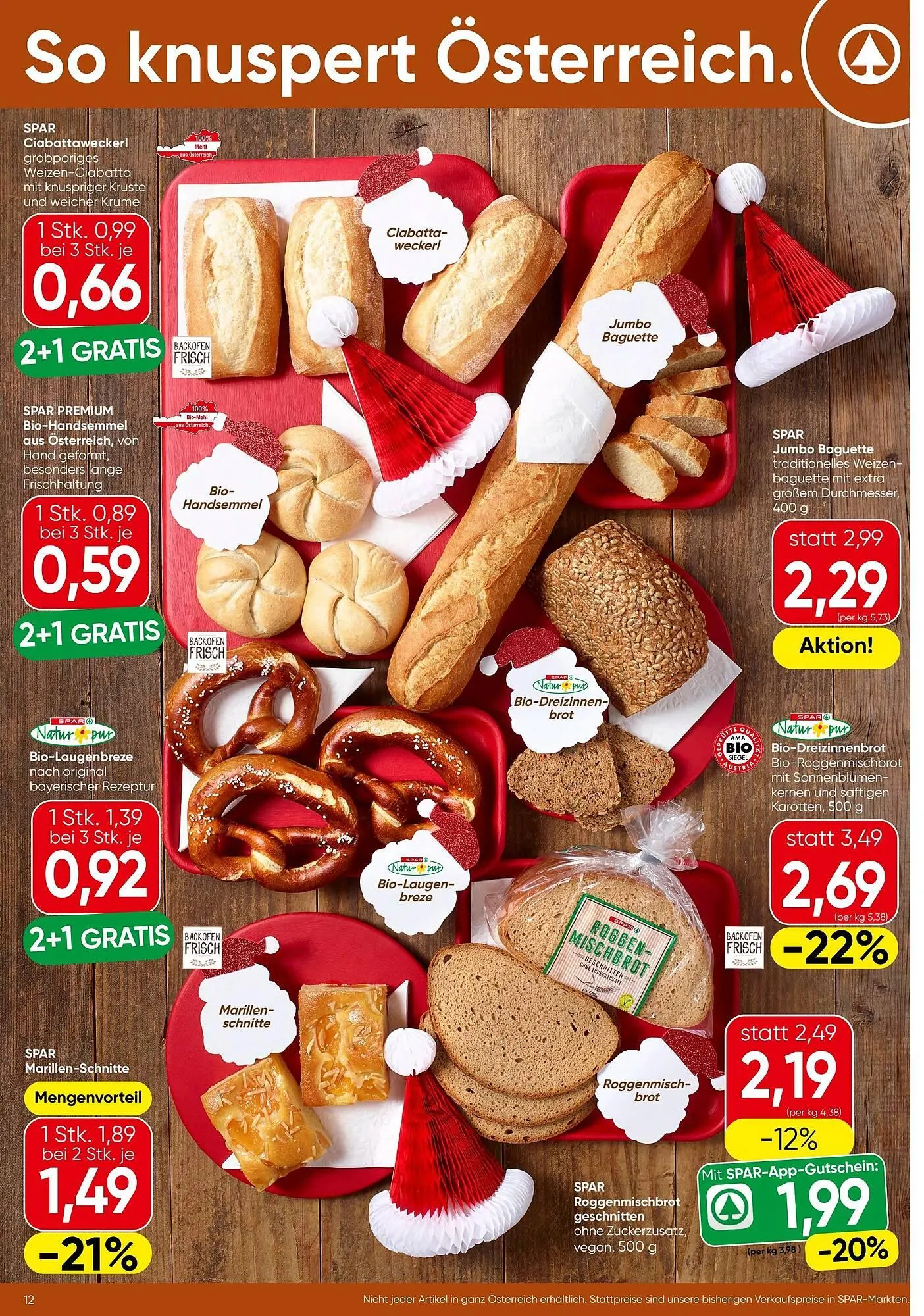 Spar Flugblatt von 6. November bis 19. November 2025 - Flugblätt seite  12