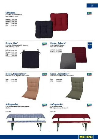 METRO Flugblatt Non-Food - Gast & Garten von 23. Jänner bis 30. Juni 2026 - Flugblätt seite  15