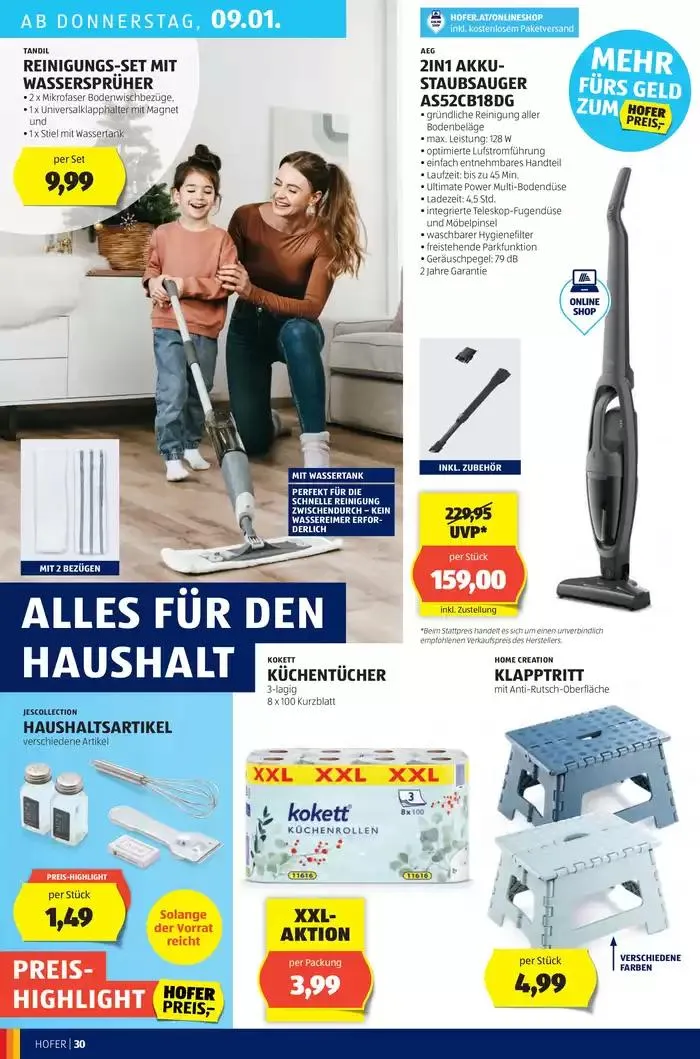 Blättern Sie online im HOFER Flugblatt von 31. Dezember bis 7. Jänner 2025 - Flugblätt seite 34