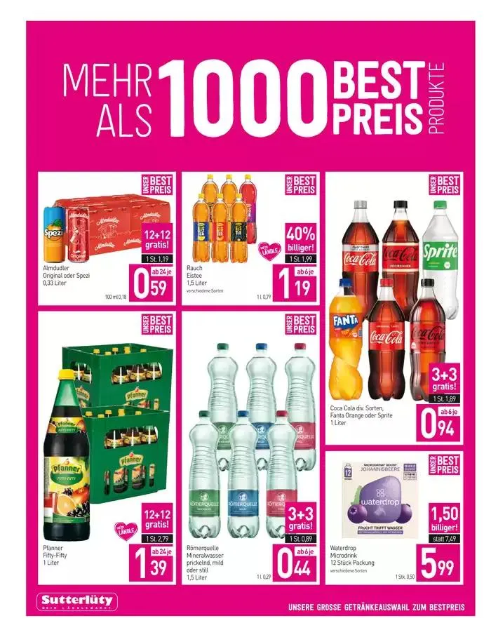 Sutterlüty flugblatt von 16. Jänner bis 22. Jänner 2025 - Flugblätt seite 2