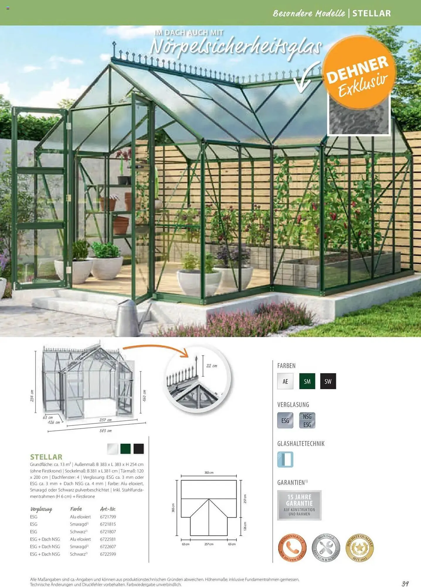 Dehner Prospekt von 1. Januar bis 31. Dezember 2025 - Prospekt seite 39