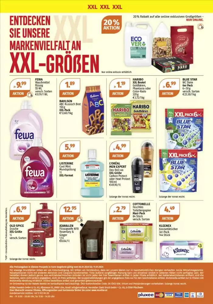 Müller flugblatt von 7. Jänner bis 14. Jänner 2025 - Flugblätt seite  20