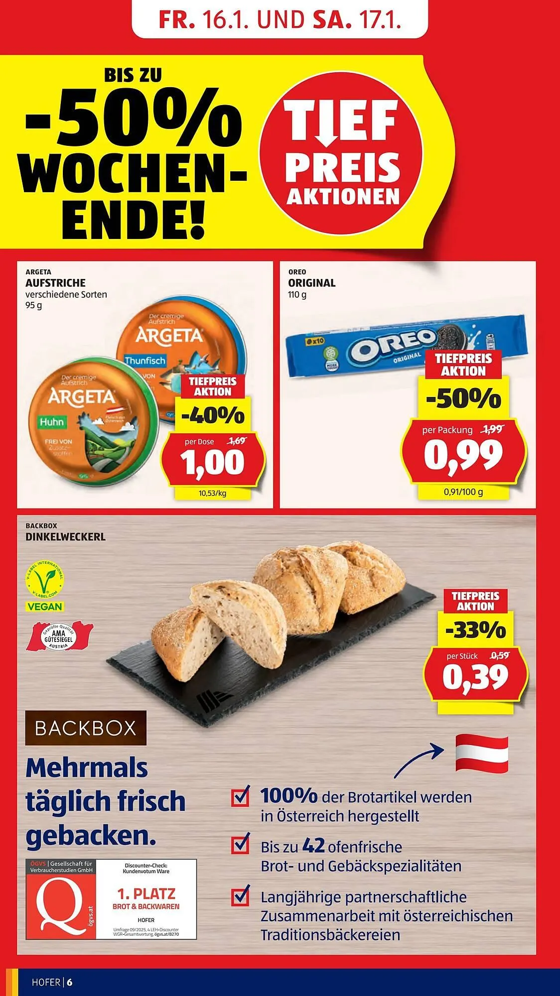 Hofer Flugblatt von 14. Jänner bis 1. März 2026 - Flugblätt seite  8