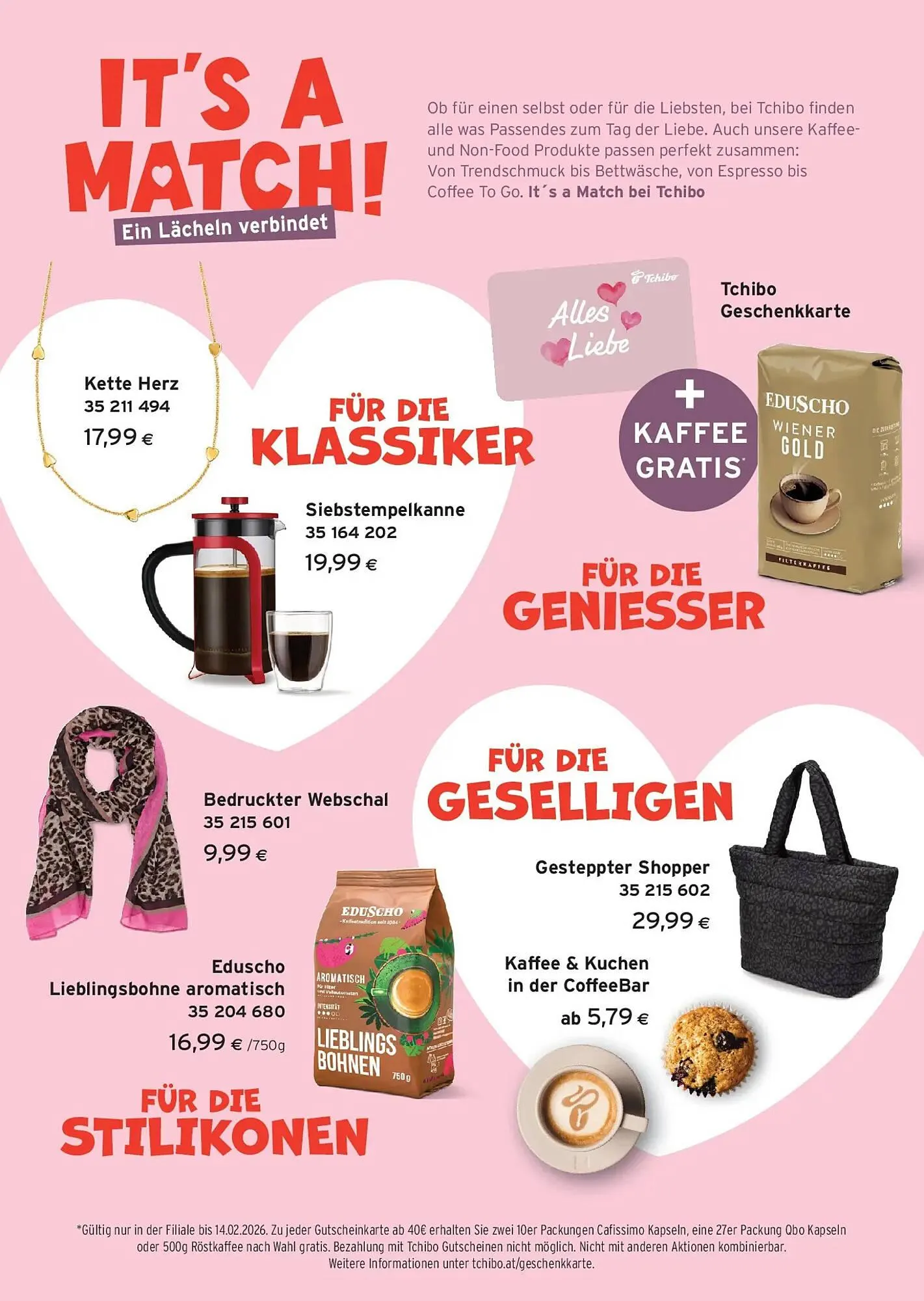 Tchibo Eduscho Flugblatt von 22. Jänner bis 4. Februar 2026 - Flugblätt seite 9