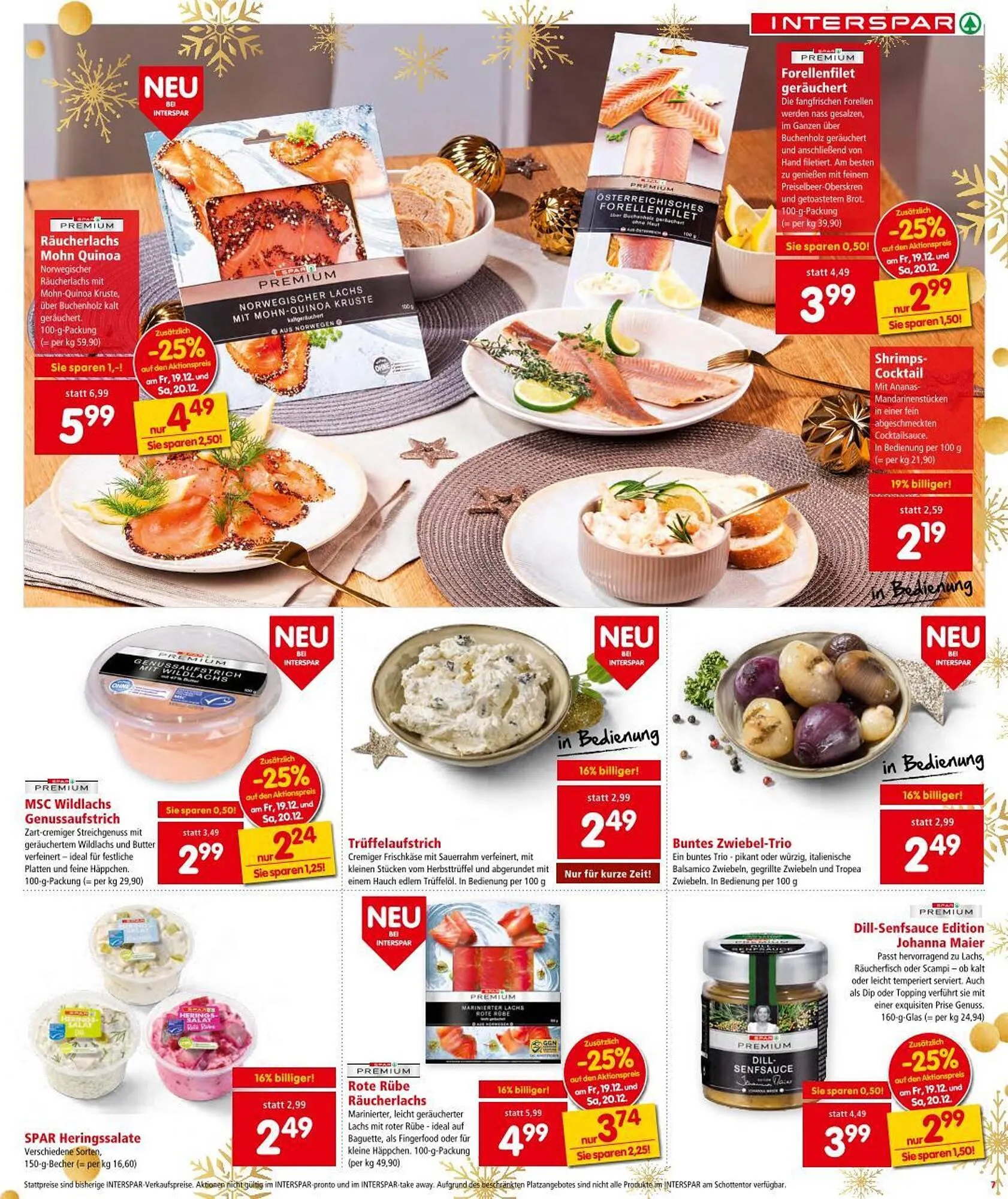 Interspar Flugblatt von 18. Dezember bis 31. Dezember 2025 - Flugblätt seite 7