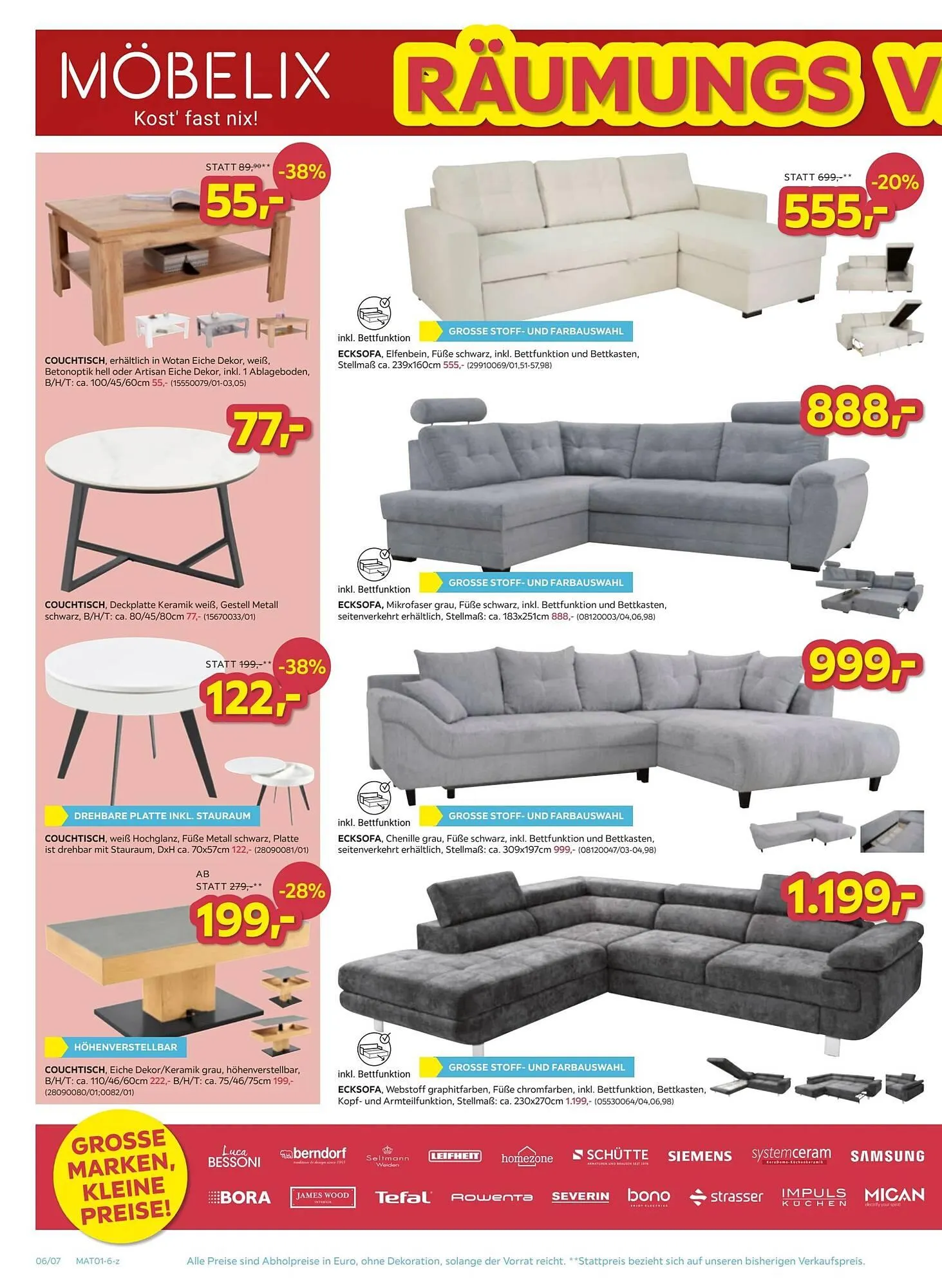 Möbelix Prospekt von 5. Jänner bis 13. Jänner 2026 - Flugblätt seite  6