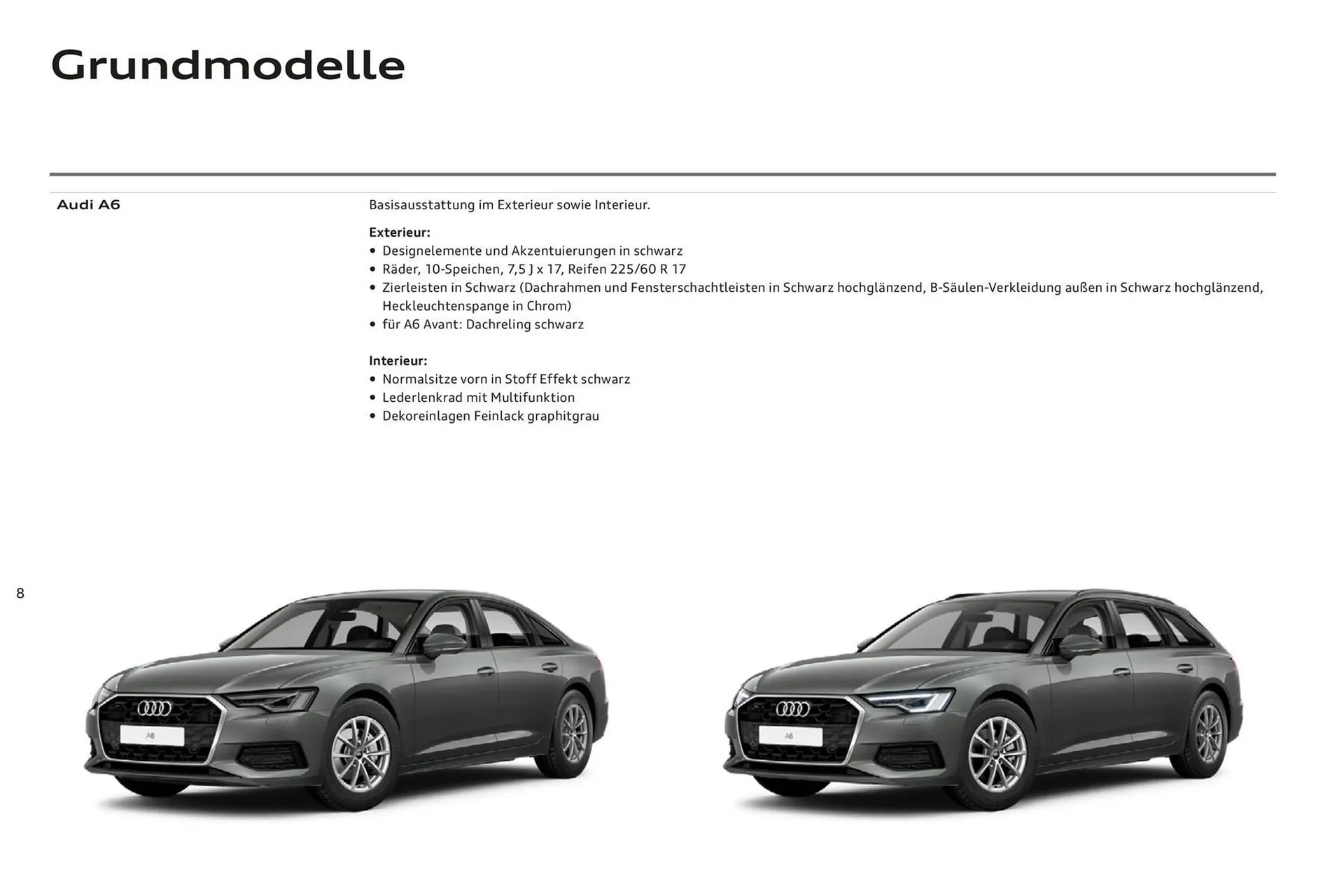 Audi A6 Flugblatt von 2. November bis 2. November 2024 - Flugblätt seite 8