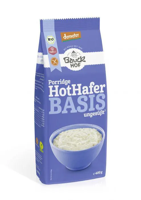 Bauckhof Hot Hafer Basis glutenfrei Demeter 400g