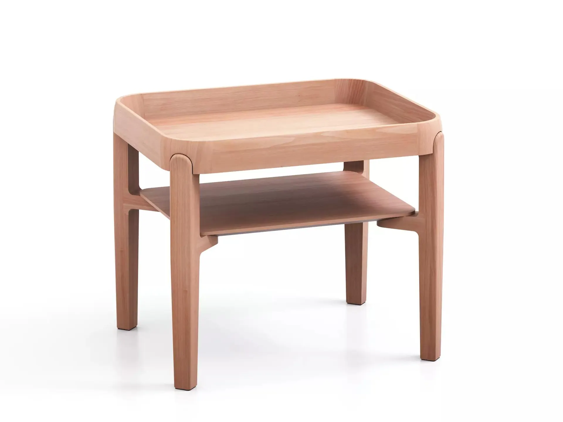 Bettkästchen Alwy B 50 x T 40 x H 43 cm, Buche