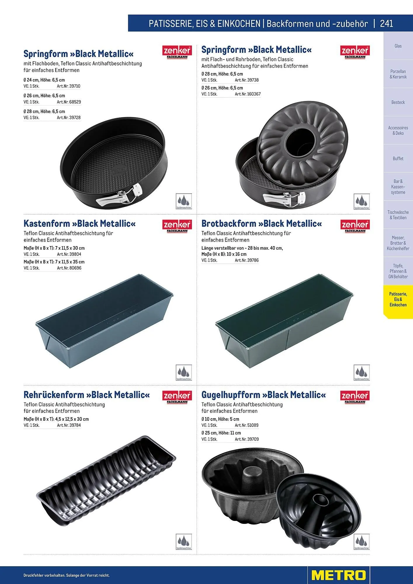 Metro Flugblatt von 25. März bis 31. Dezember 2026 - Flugblätt seite  241