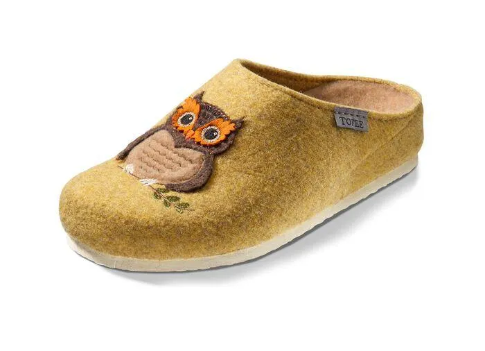 Kuschelwarmer Hausschuh aus Wollfilz