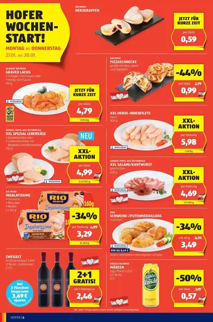 Blättern Sie online im HOFER Flugblatt von 22. Jänner bis 5. Februar 2025 - Flugblätt seite  6