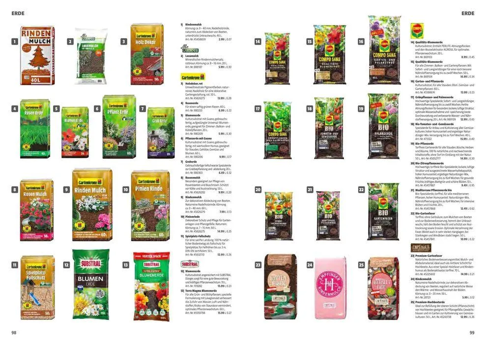 GARTENJAHR KATALOG 2024 von 8. März bis 31. Dezember 2024 - Flugblätt seite  99