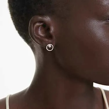 Constella Ohrstecker Rundschliff, Weiß, Roségold-Legierungsschicht