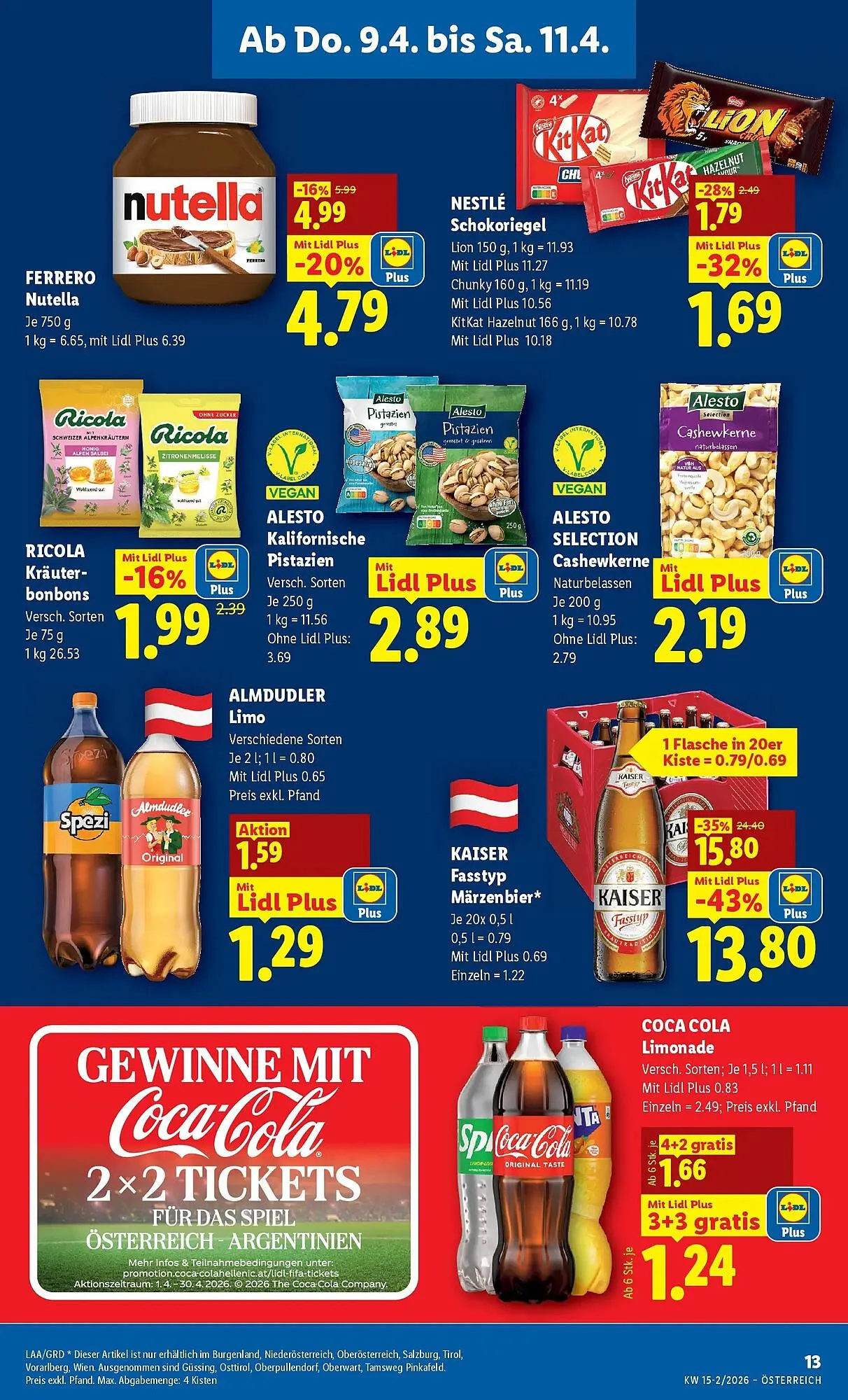 Lidl Flugblatt von 9. April bis 16. April 2026 - Flugblätt seite 15