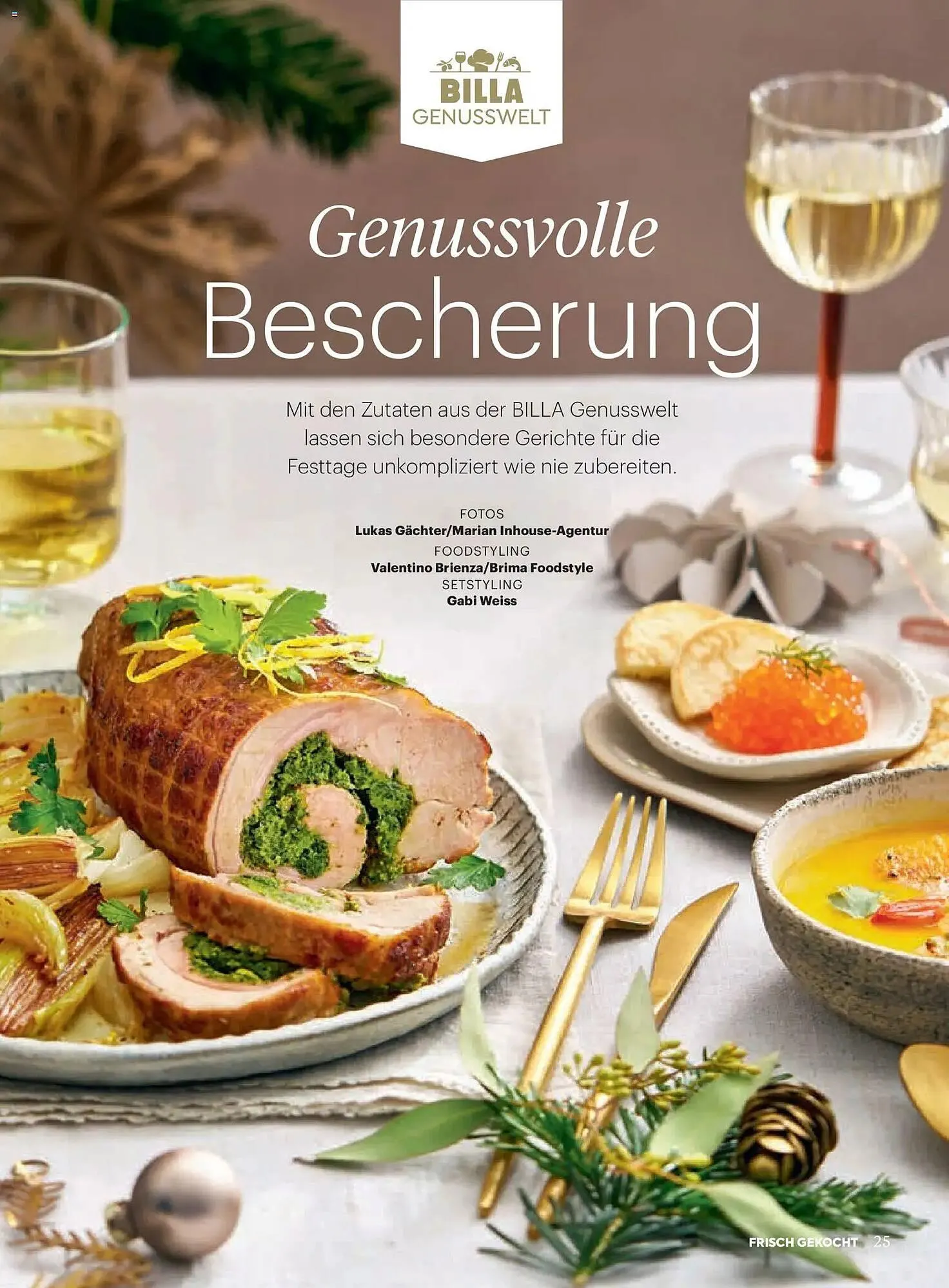 Billa Flugblatt von 1. Dezember bis 31. Dezember 2025 - Flugblätt seite  25