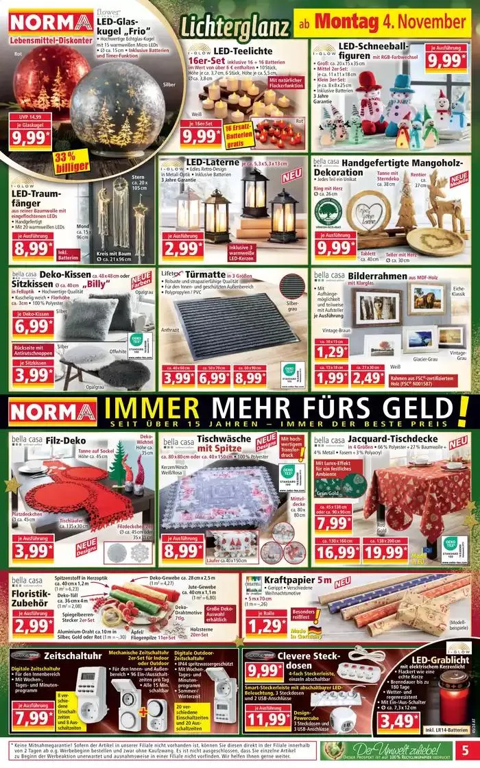 Attraktive Angebote entdecken von 4. November bis 8. November 2024 - Flugblätt seite  5