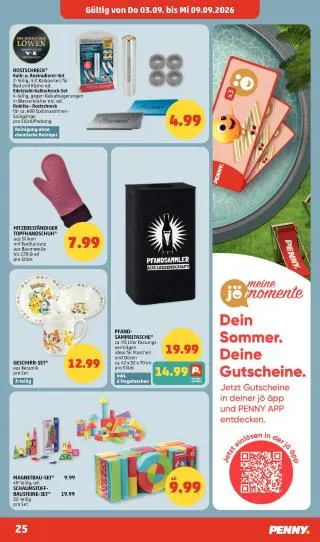 PENNY Flugblatt von 3. September bis 9. September 2026 - Flugblätt seite 25