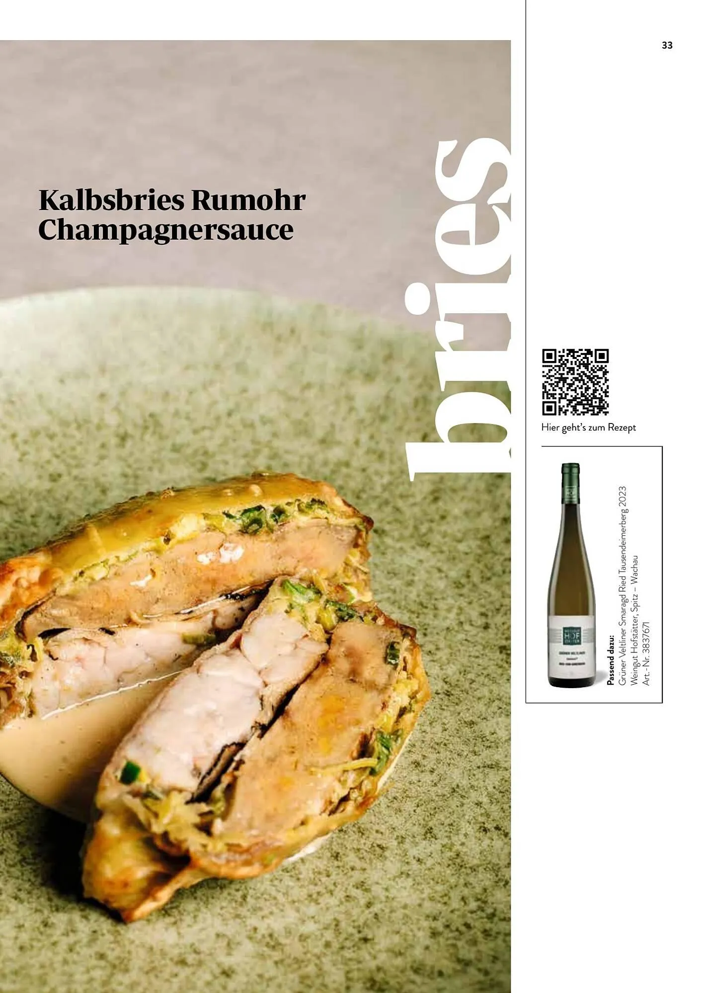 Transgourmet Flugblatt von 1. September bis 30. November 2025 - Flugblätt seite  35