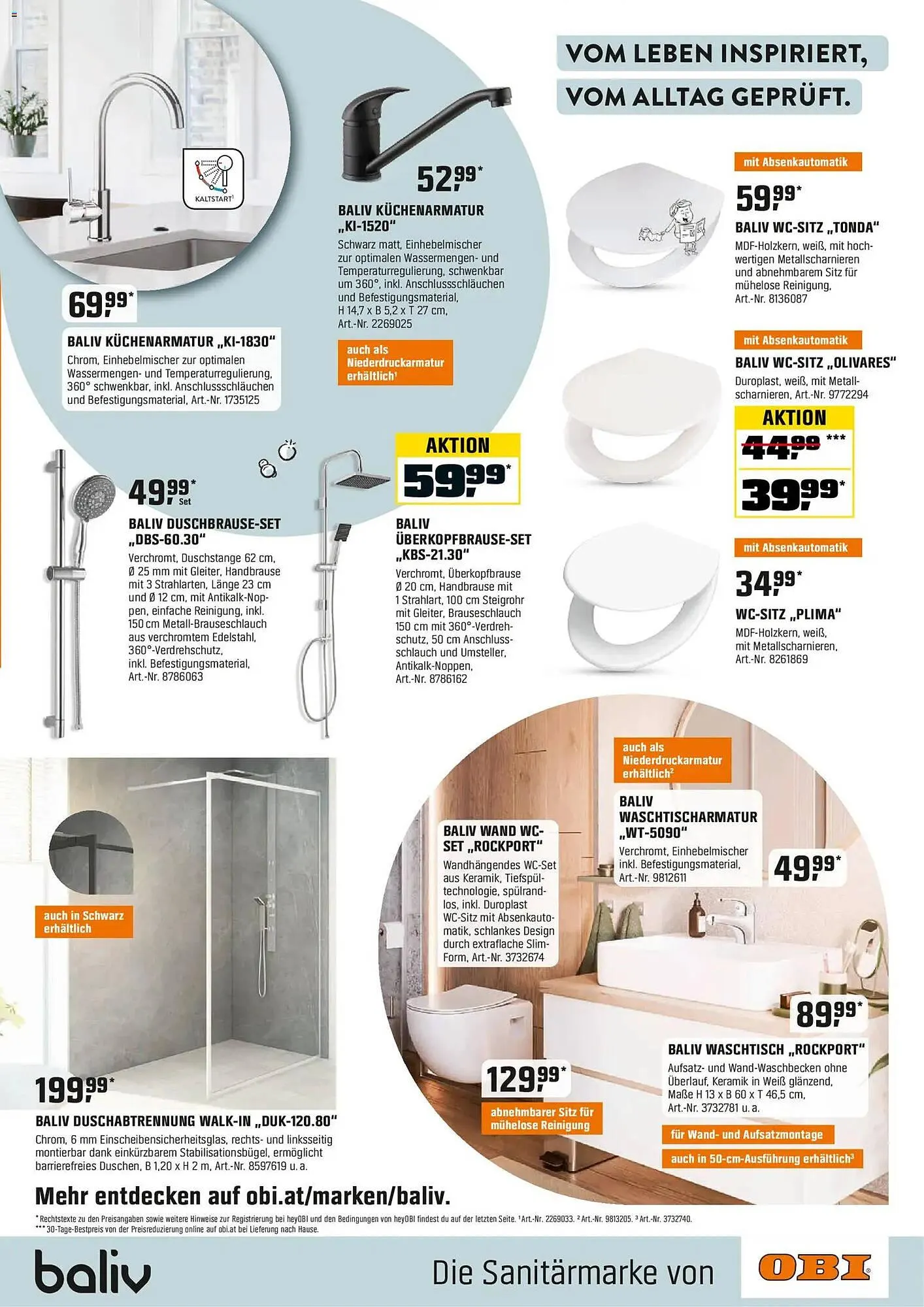 OBI Flugblatt von 2. Jänner bis 31. Jänner 2026 - Flugblätt seite  5