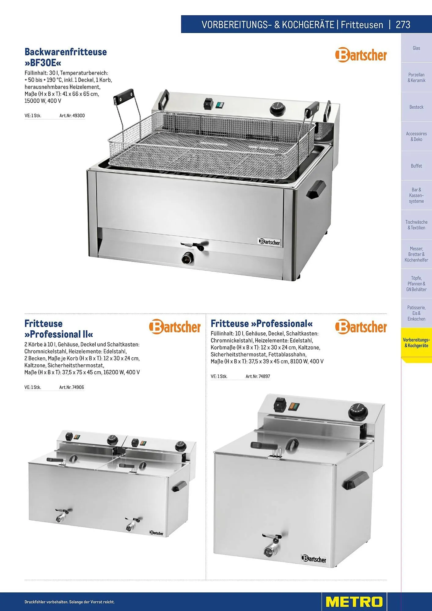 Metro Flugblatt von 25. März bis 31. Dezember 2026 - Flugblätt seite  273