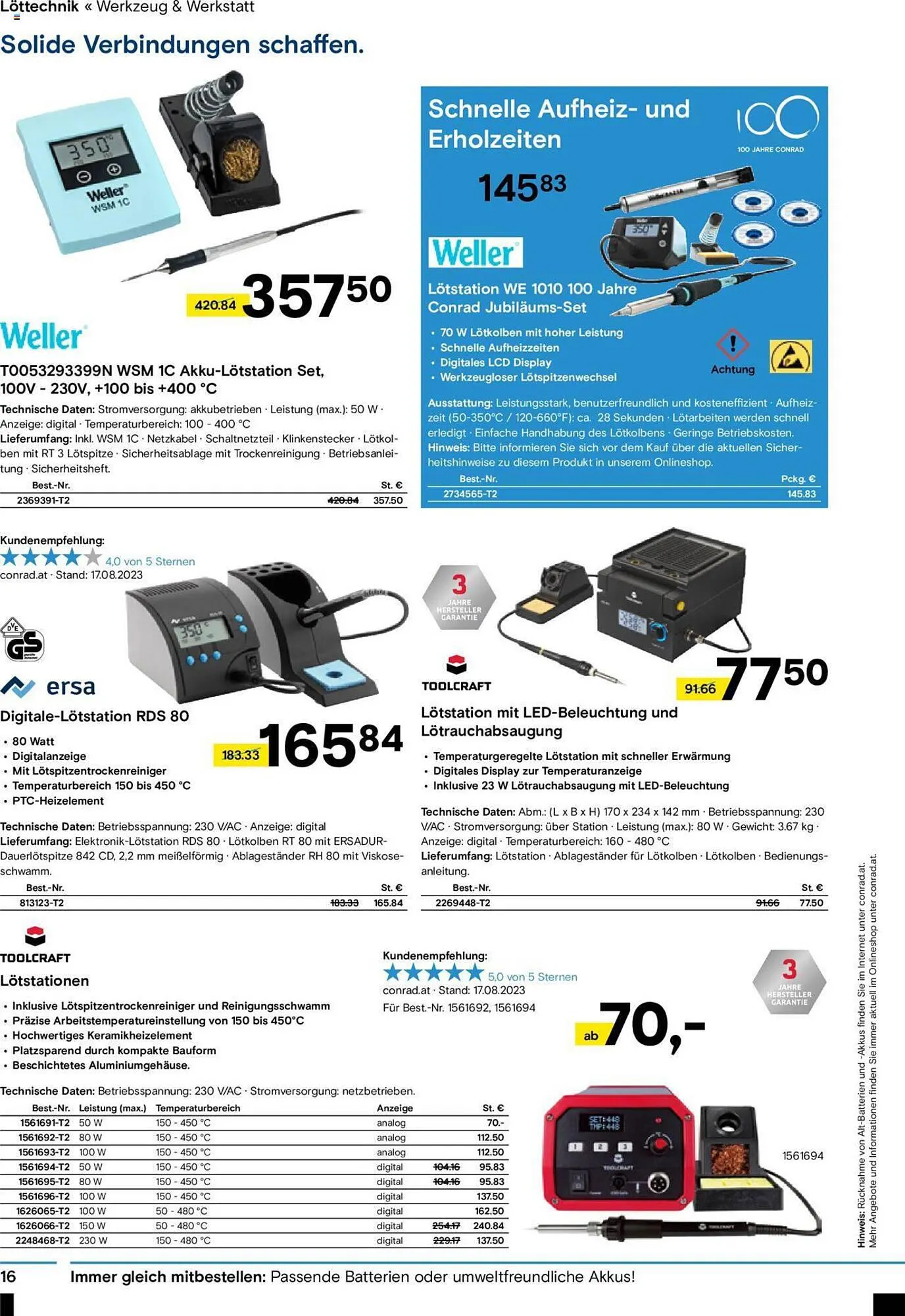 Conrad Flugblatt von 4. September bis 22. Oktober 2023 - Flugblätt seite  18