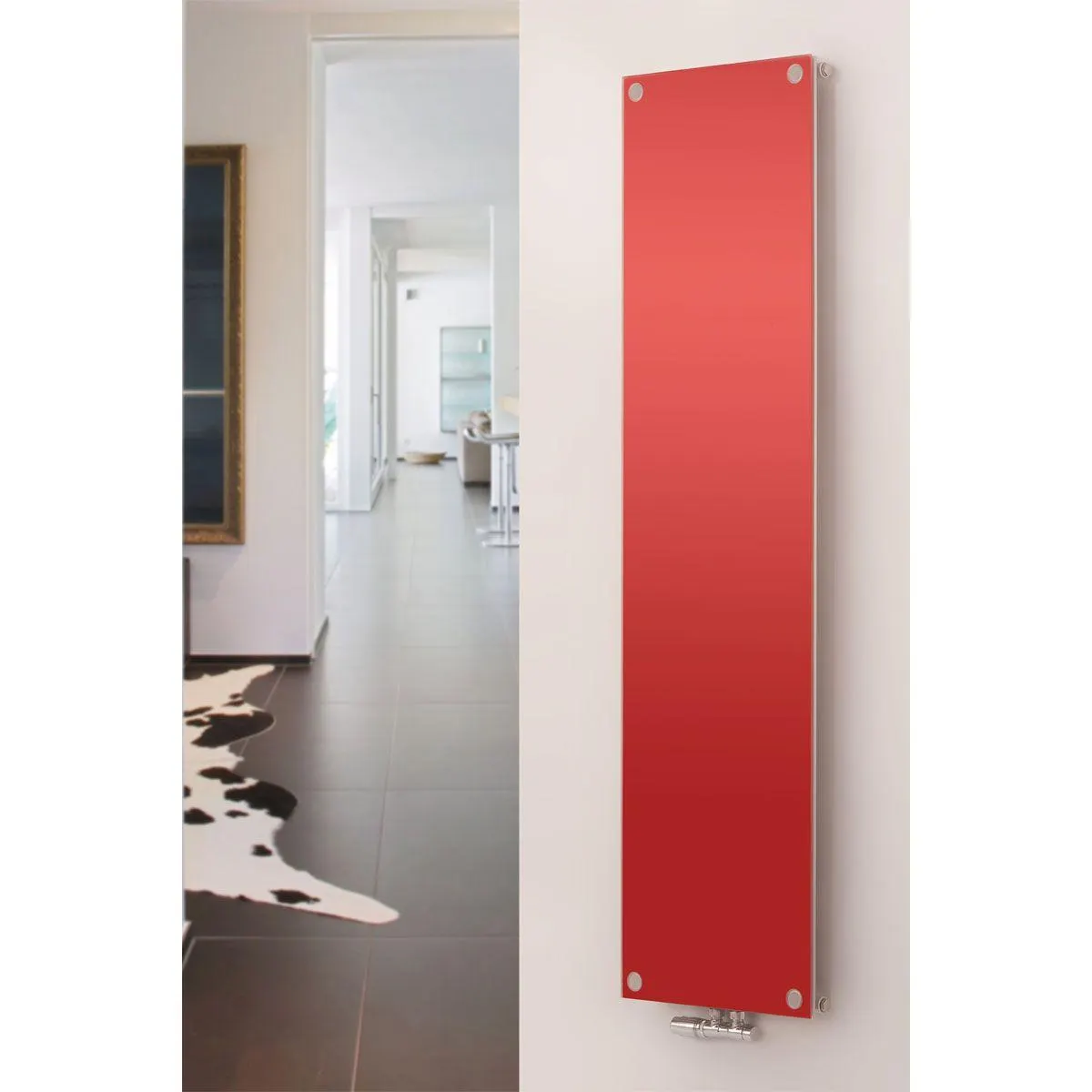 Ximax Raumheizkörper P1/G Duplex 1800 x 520 mm 1175 Watt Mittenanschluss Glas Rubinrot